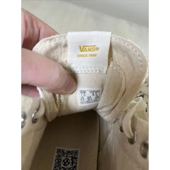 Vans SK8-HI Tapered VR Embroidered Desert Shoes Womens Size 8.5‎ Men's 7.0 New!