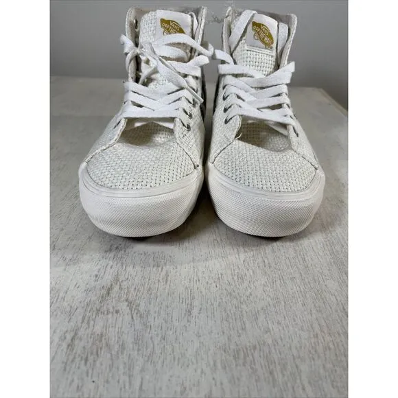 Vans SK8-HI Tapered VR Embroidered Desert Shoes Womens Size 8.5‎ Men's 7.0 New!