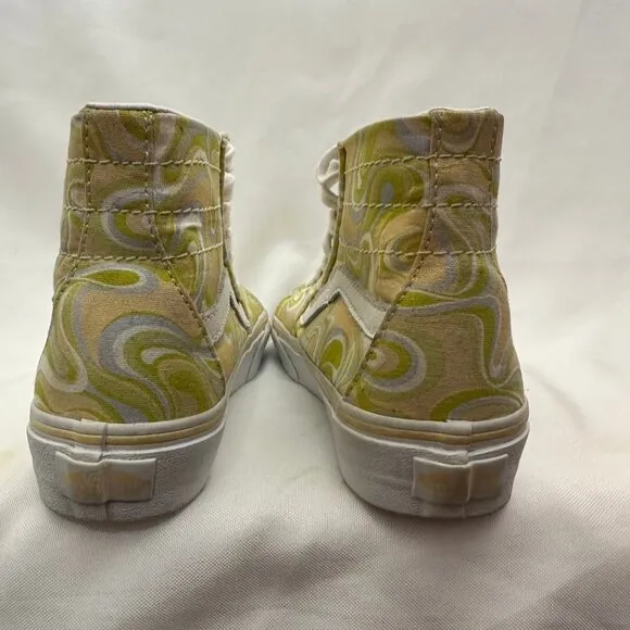 Vans Sk8 Tapered Swirl High Top Sneakers - Women's 5.5 &amp; Men's size 4