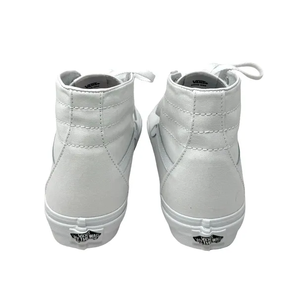 VANS Skate Sk8-Hi Shoes Casual Women's Size Sneakers SB White Canvas VN0A4U16L5R
