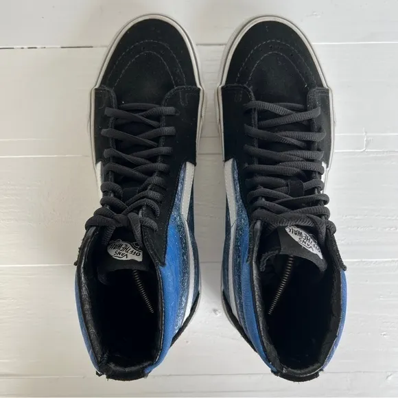 Vans Ski-High Shark Week Rare High-Top Lace-Up Shark Bite Sneaker Shoes Men’s 6