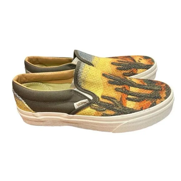 Vans Slip On Cali Tapestry Cactus New Slip-On VN0009Q7CEE Southwest Size M5.5 W7