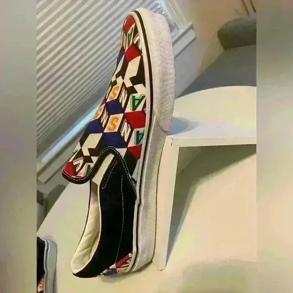Vans slip-on shoes Red, White, and Blue Size 11 in Women’s NWOT