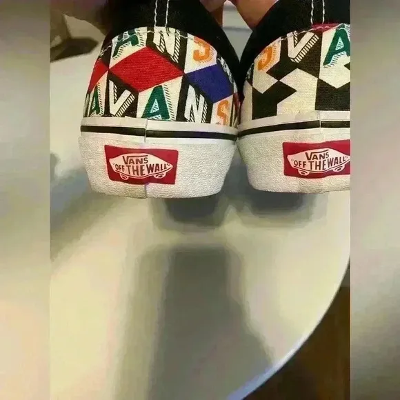Vans slip-on shoes Red, White, and Blue Size 11 in Women’s NWOT