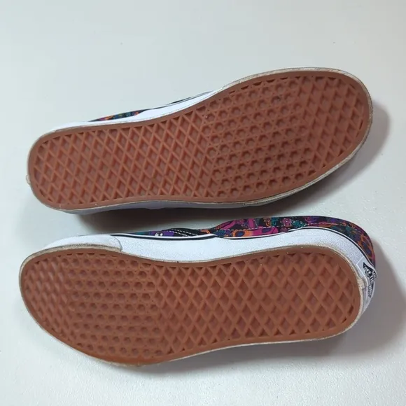 Vans, Slip on, Trippy Drip black skate sneakers.Men 10.5, Women 12