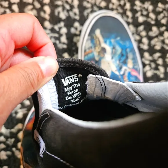 Vans Star Wars A New Hope Slip On Shoes Men Darth Vader Luke Skywalker 9 RARE