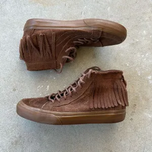 Vans Unisex Brown Suede Sneakers Ankle Boots Skate High-Top Shoes US M 4.5 W 6