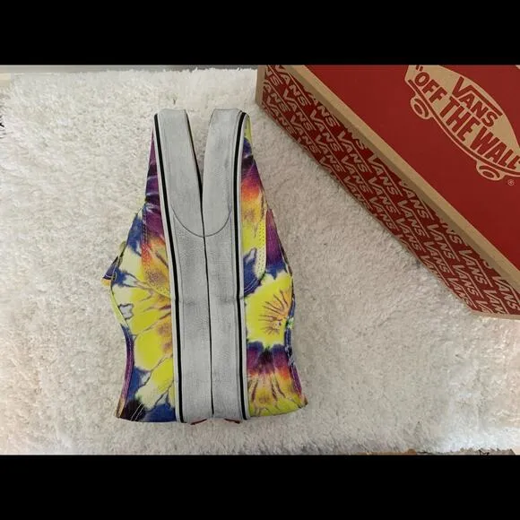 Vans washed Tie Dye True White-M10/W11.5