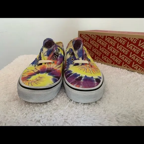 Vans washed Tie Dye True White-M10/W11.5