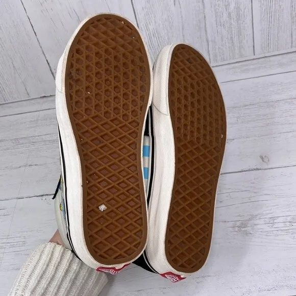 Vans x Simpsons SK8-HI Black and Yellow Shoes Sneakers in Womens Size 7