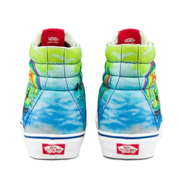 🆕Vans x Spongebob Limited Edition Sk8-Hi Imaginaaation Blue Sea Mens 12 Shoes