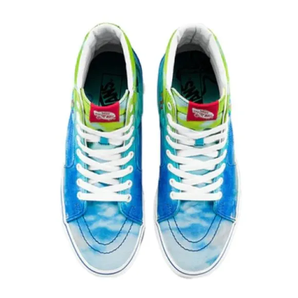 🆕Vans x Spongebob Limited Edition Sk8-Hi Imaginaaation Blue Sea Mens 12 Shoes