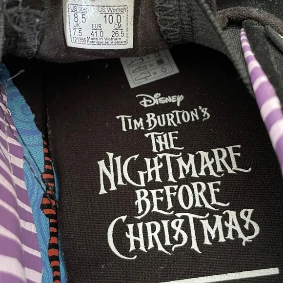 Vans x The Nightmare Before Christmas Classic Slip Ons Sneakers Women’s 10
