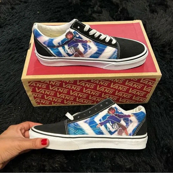 VANS x Karl Jacobs Old Skool Skate multicolored lace up shoes sneakers sz7 new