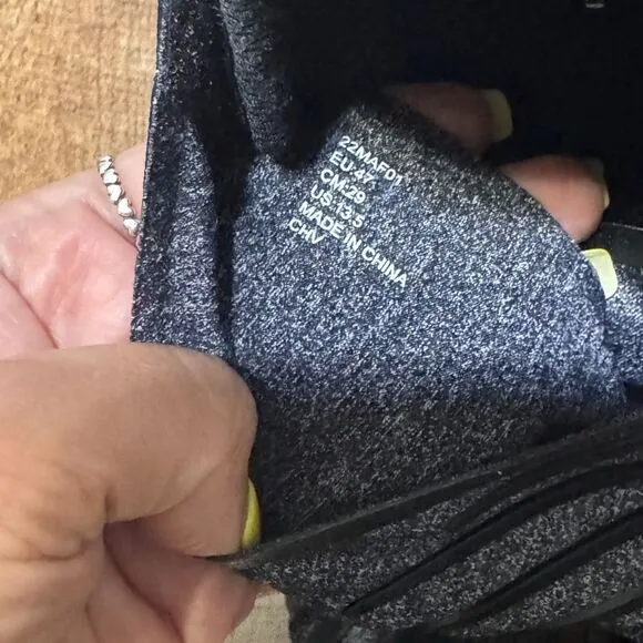 Vibram MEN'S FUROSHIKI KNIT HIGH Shoes Black Size 13.5