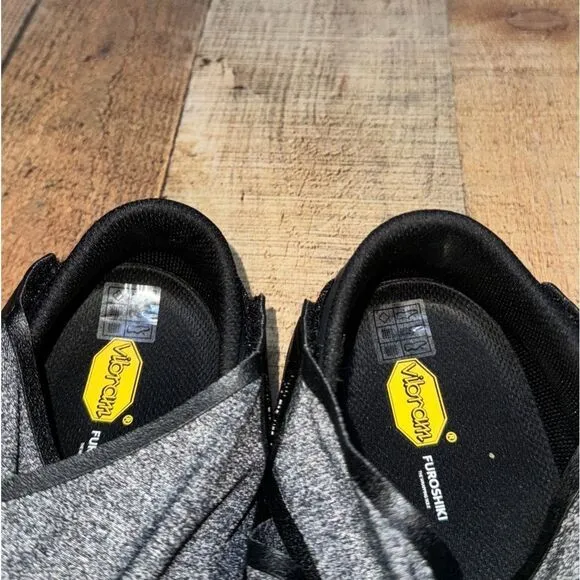 Vibram MEN'S FUROSHIKI KNIT HIGH Shoes Black Size 13.5