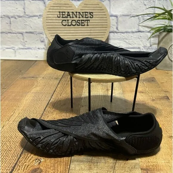 Vibram MEN'S FUROSHIKI KNIT HIGH Shoes Black Size 13.5