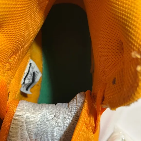 Vibrant Orange High-Top Sneakers in great condition size 11 can’t go wrong