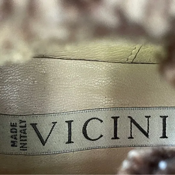 Vicini Fur-Lined/Trimmed Mushroom Suede Designer Boots Made in Italy | US 6