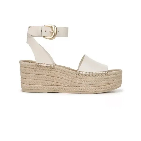 Vince Belisa Square Toe‎ Espadrille Platform Sandals