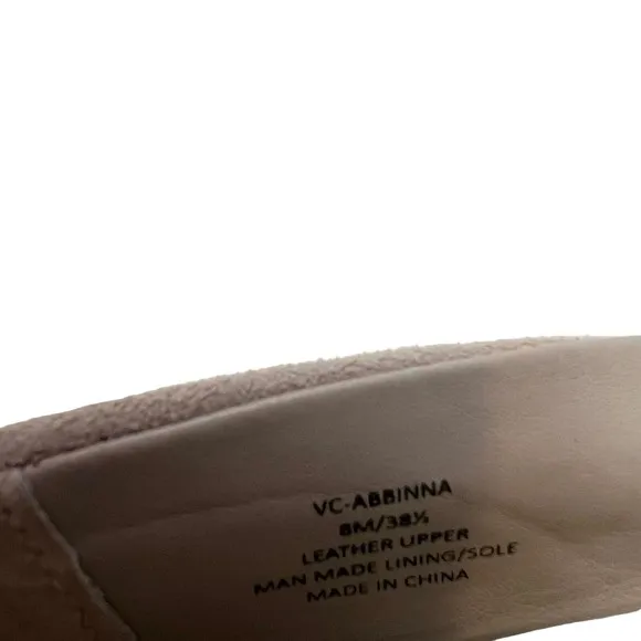 Vince Camuto Abbinna Sneaker Grey Leather Slip On Cushioned Insole Women Sz 8M‎