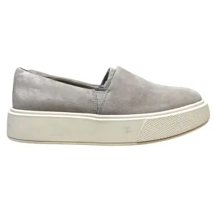 Vince Camuto Abbinna Sneaker Grey Leather Slip On Cushioned Insole Women Sz 8M‎