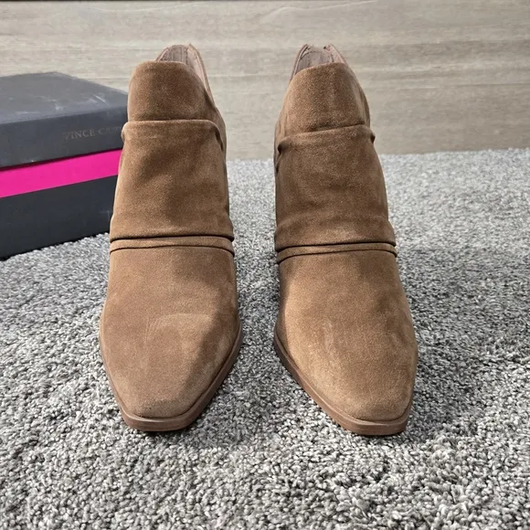Vince Camuto Women's Ainsley Ruched Ankle Booties NEW size 7.5