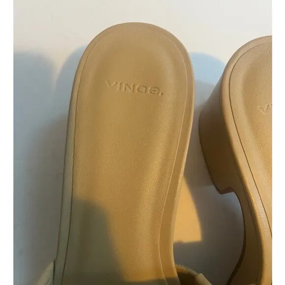 Vince margo platform sandal blonde siz 7.5
