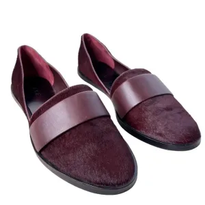 VINCE Mason Calf Hair Slip On Flat Loafer Shoe Size 7