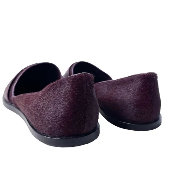 VINCE Mason Calf Hair Slip On Flat Loafer Shoe Size 7