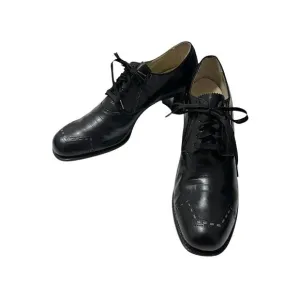 Vintage 1940's Miller Foot Defender Black Lace Up Leather Shoes. Sz. 6 1/23 A