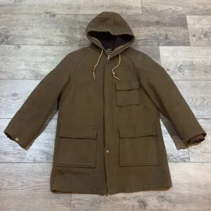 Vintage 1960s Styled for Students by Sears Lined Hooded Jacket Men's Size Small