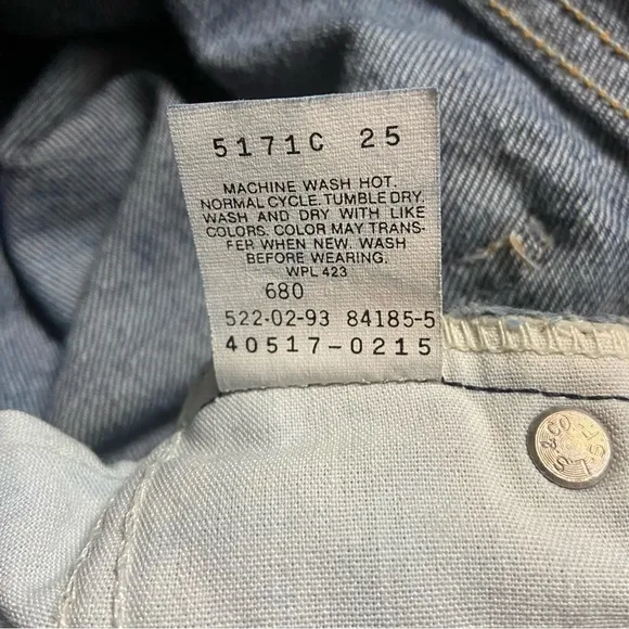 VINTAGE (1993)MADE IN USA/ORANGE TAB/LEVI 517