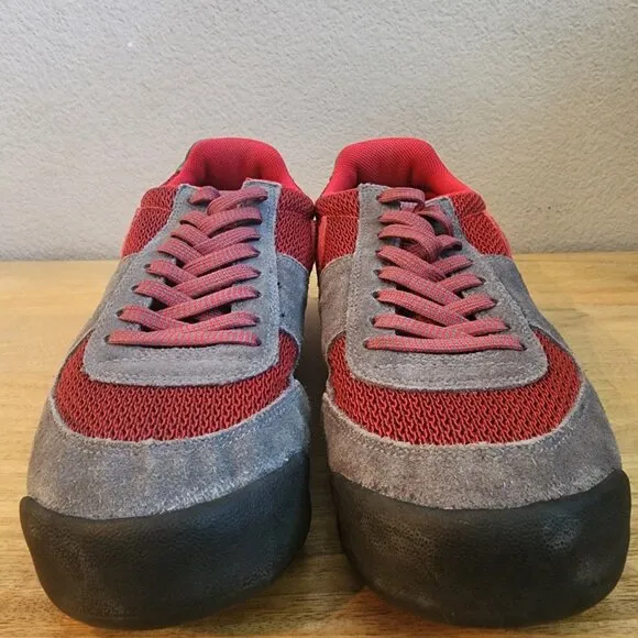 Vintage 2006 Nike Air Lava Dome ACG Red Gray Suede Sneaker Shoes Mens 9