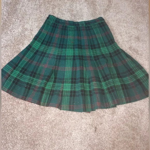 Vintage 50’s Tartan Kilt  Skirt