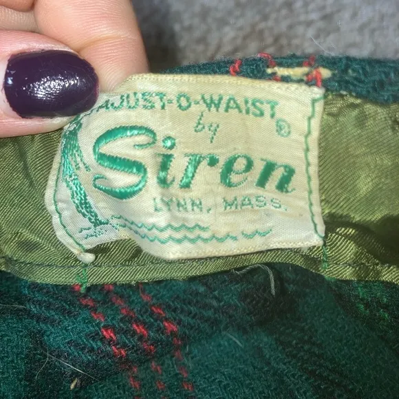 Vintage 50’s Tartan Kilt  Skirt