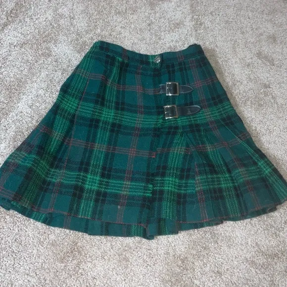 Vintage 50’s Tartan Kilt  Skirt