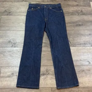 Vintage 70s Levi's Orange Tab Blue Flare Jeans - Men's Size 34 x 30