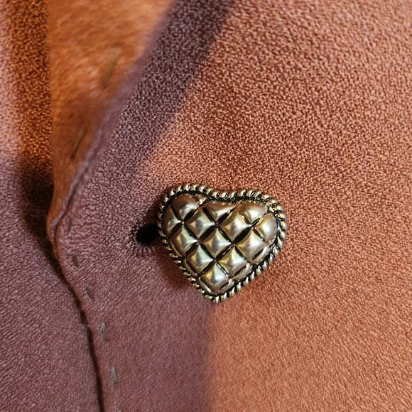 VINTAGE 70s SAXONY HALL EXPERTLY EMBELLISHED BROWN BLAZER EUC WOMEN'S MEN'S