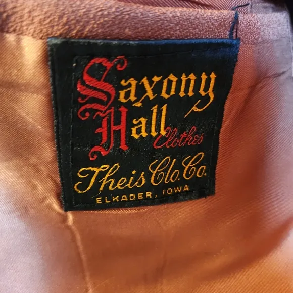 VINTAGE 70s SAXONY HALL EXPERTLY EMBELLISHED BROWN BLAZER EUC WOMEN'S MEN'S