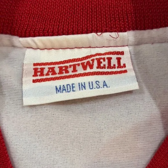 Vintage 80s Enjoy Coca Cola Red Satin Hartwell Jacket Barbara USA Women's Small