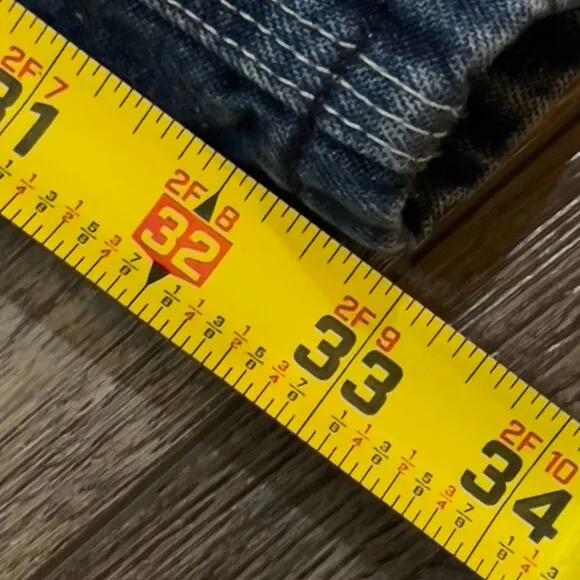 Vintage 90s Carhartt R07DST Blue Denim Bib Overalls - Men's Size 44x32