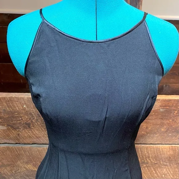 Vintage 90’s Cocktail Dress w/ Hourglass Silhouette &amp; Bohemian Flapper Fringe