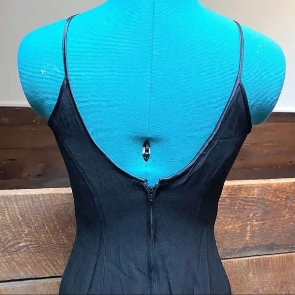 Vintage 90’s Cocktail Dress w/ Hourglass Silhouette &amp; Bohemian Flapper Fringe