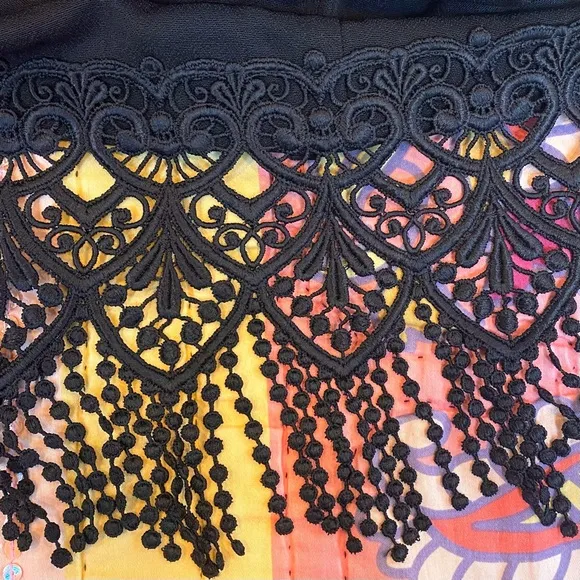 Vintage 90’s Cocktail Dress w/ Hourglass Silhouette &amp; Bohemian Flapper Fringe
