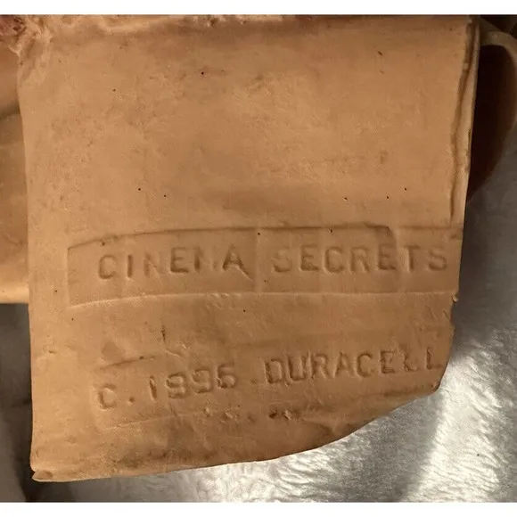 Vintage 90s Duracell Cinema Secrets‎ Deadstock Hand Painted Latex Mask 1996
