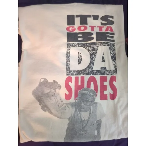 Vintage 90s Nike Michael Jordan Spike Lee Shirt It’s Gotta‎ Be Da Shoes USA Made