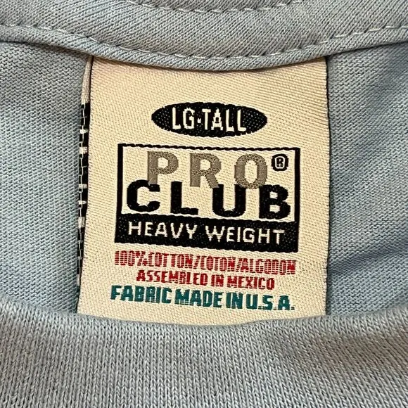 Vintage 90s Pro Club Sky Blue R2-D2 Rainbow T-Shirt Made in USA Men's Size Large