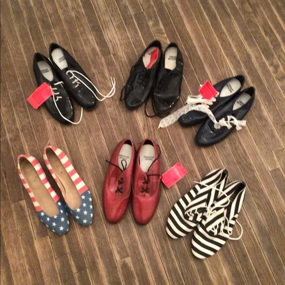vintage AA  dance shoes size 5 AND 6 AND 8