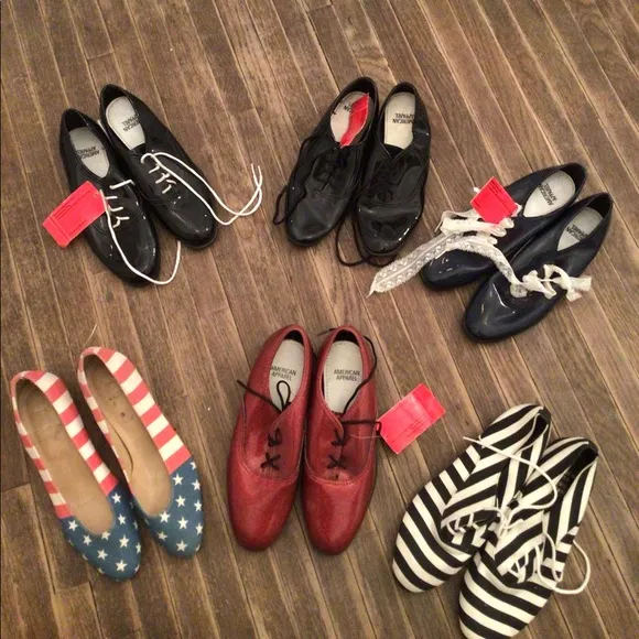 vintage AA  dance shoes size 5 AND 6 AND 8